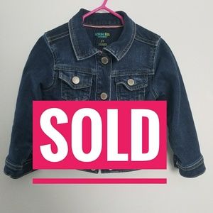 SOLD: Genuine Kids denim toddler jacket, 2T